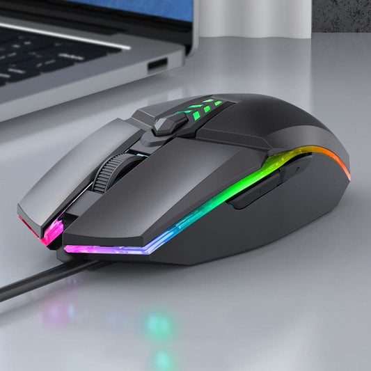 S700 Desktop Optical Mouse, USB, 6 Buttons, DPI Adjustment, LED light