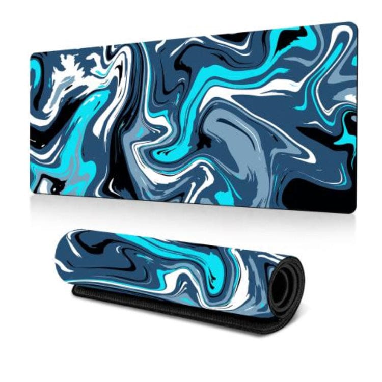 Large Abstract Desktop Mouse/Keyboard Pad, Non-Slip, 900x400mm
