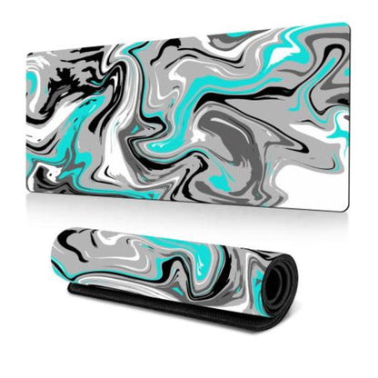Large Abstract Desktop Mouse/Keyboard Pad, Non-Slip, 900x400mm