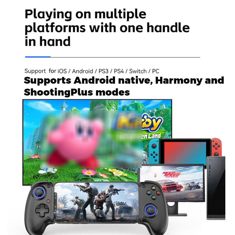 BSP D10 Expandable Wireless Controller for PC, Android Phone, iPhone, Switch, PS3/4
