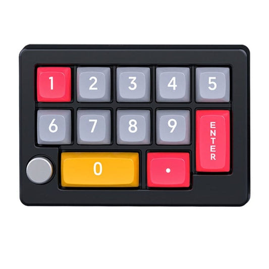 MKESPN Mechanical USB Macro Number/Gaming Keypad, LED, Volume Knob