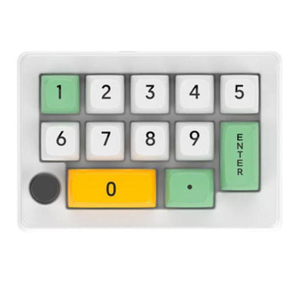 MKESPN Mechanical USB Macro Number/Gaming Keypad, LED, Volume Knob