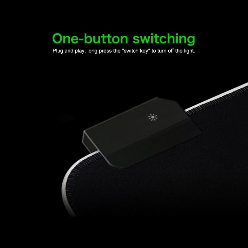 Monster LED Edge-Lit LED 900x300mm Desktop and Mouse  Pad