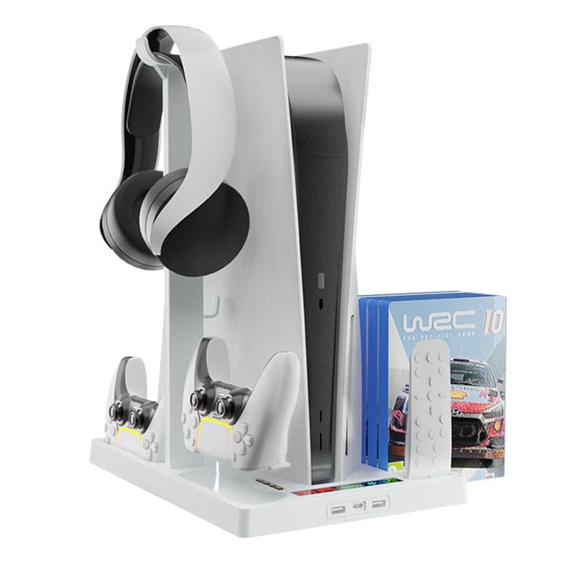 iPlay PS5 Cooling Stand, USB Hub and Controller Charging Station.