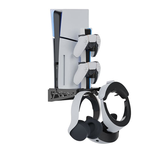 iPlay PS5 Wall Mount Cooling Stand, USB Hub and Controller Charging Station