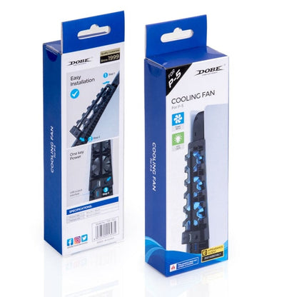 Dobe TP5 Triple Fan Cooling Bracket for PS5, Blue Fan LED