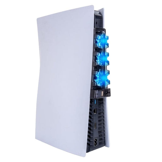 Dobe TP5 Triple Fan Cooling Bracket for PS5, Blue Fan LED