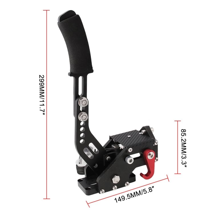 USB Hall Sensor Handbrake for PC with Desk Clamp – RaceCrafts