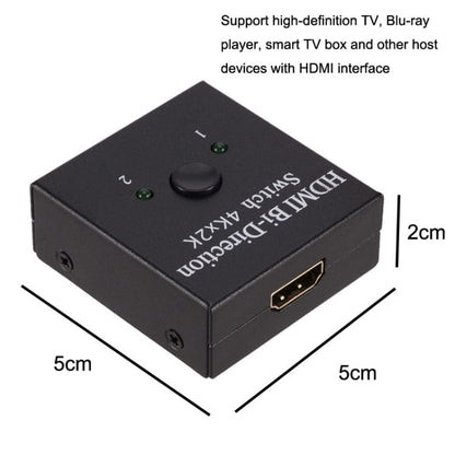 HDMI Dual Bi-Directional Switch, 2 into 1 switch or 1 into 2 splitter