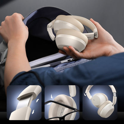 Baseus Bass 35 Max Wireless Headphones, Wired or Wireless, Microphone, App Configuration