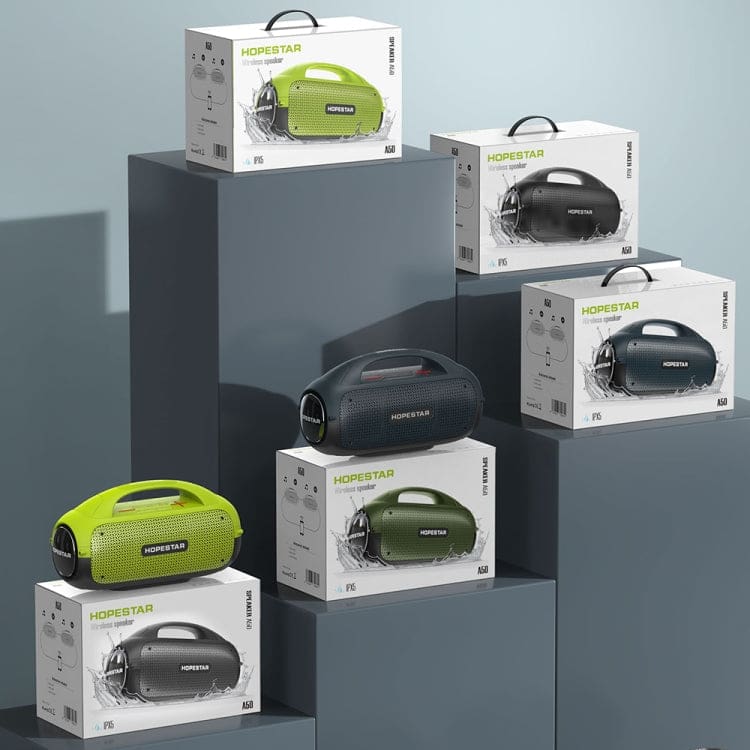 Hopestar A50 80WT BT Speaker, Power Bank, Big Bass, Triple Speakers, 12000mAh battery