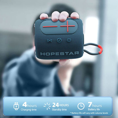 Hopestar P32 Mini 5W Bluetooth Speaker, 1800mAh Battery, TWS, LED Light, Bass Chamber
