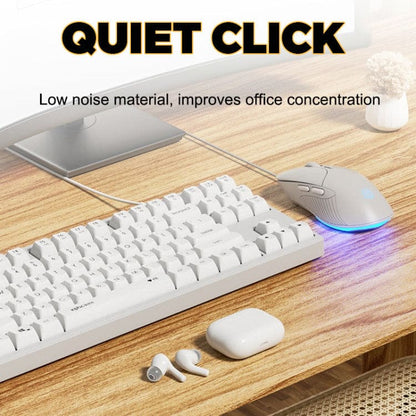 inphic B2 Wired USB 7200 DPI Optical Mouse, 5 Buttons, Scroll Wheel, LED