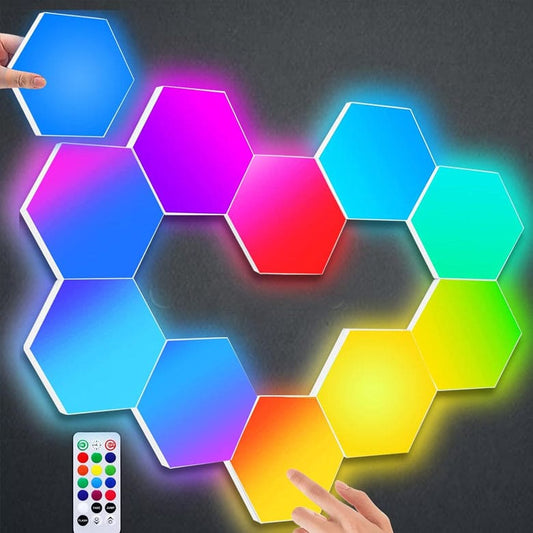 Symphony LED Ambient Light Tiles, Wi-Fi App Control, Multiple Patterns, 12 tile pack