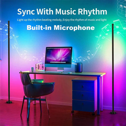 1.2 Metre Dual Smart LED Light Bars with Bluetooth App and Line control, Circular Base, Model KBB1A