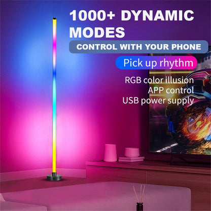 1.2 Metre Dual Smart LED Light Bars with Bluetooth App and Line control, Circular Base, Model KBB1A