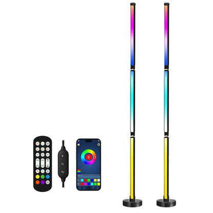 1.2 Metre Dual Smart LED Light Bars with Bluetooth App and Line control, Circular Base, Model KBB1A