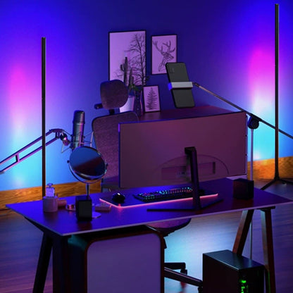 1.2 Metre Dual Smart LED Light Bars with Bluetooth App and Line control, L-Stand, Model KBB20