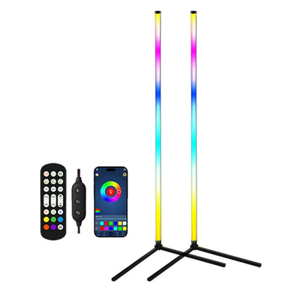 1.2 Metre Dual Smart LED Light Bars with Bluetooth App and Line control, L-Stand, Model KBB20