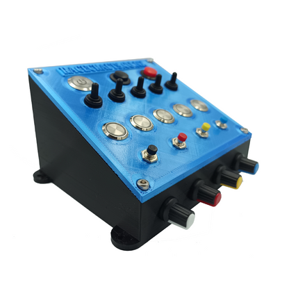 Racecrafts NZ Sim Racing LED Button Box/Controller Console, 17x Push Buttons, 4x Potentiometers