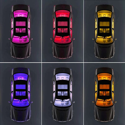 USB LED Ambient Light Bar Set, Car or Home, Bluetooth Phone App