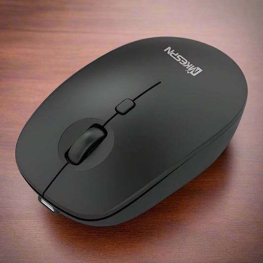 MKESPN Tri-Mode Bluetooth/RF Wireless Optical Mouse, USB 2.4G RF Dongle or Bluetooth 3/5.2 Connection