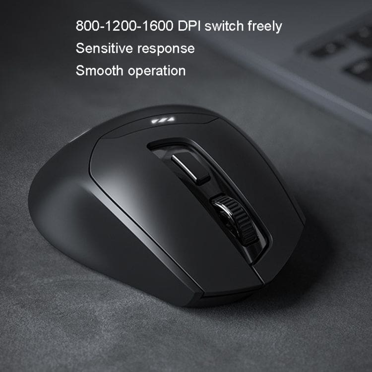 inphic DR01 Dual-Mode Bluetooth/RF Wireless Optical Mouse, Rechargeable, 1600DPI