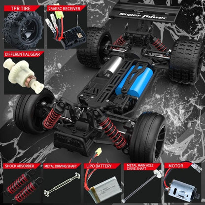 Enoze Powersport 4WD RC Buggy, LEDs, Max 40km/h, Proportional Control, RTR