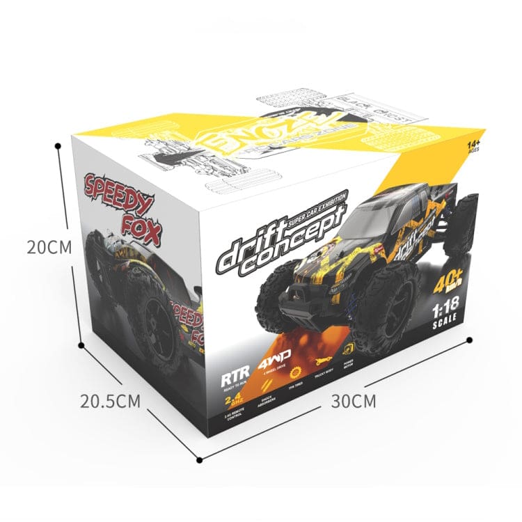 Enoze Powersport 4WD RC Buggy, LEDs, Max 40km/h, Proportional Control, RTR