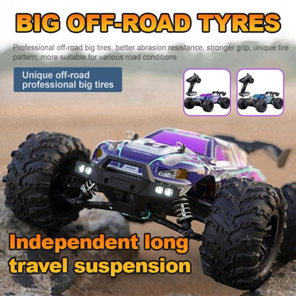 JJRC RC Q132 4WD Monster Buggy, Up to 38km/h, 390 Motor, Metal parts, LED Lights