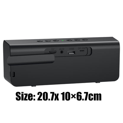 Zealot S72 20W Bluetooth Speaker, LED Light Bar, 3000mAh Rechargeable Battery
